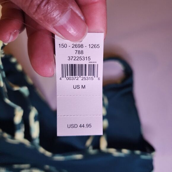 Aerie Sports Bra Womens Medium Green Yellow Cheetah Print (34C, 36A, 34G) - Picture 5 of 8